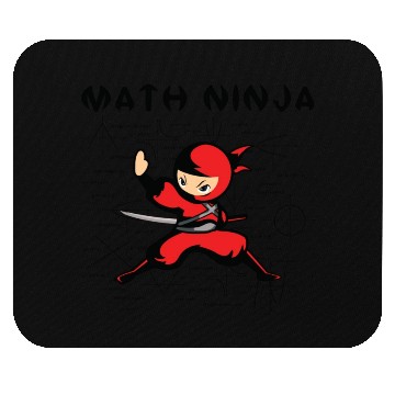 Discover Math Ninja Mathematics Mathematician Teacher Mouse Pads