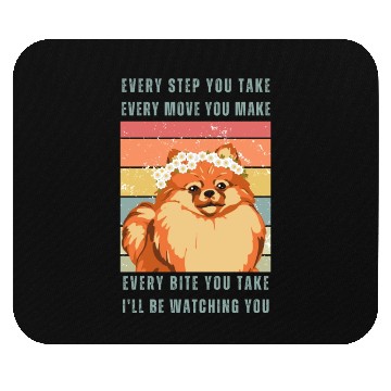 Discover Every Bite You Take - Pomeranian Mouse Pads