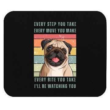 Discover Every Bite You Take - Pug Mouse Pads