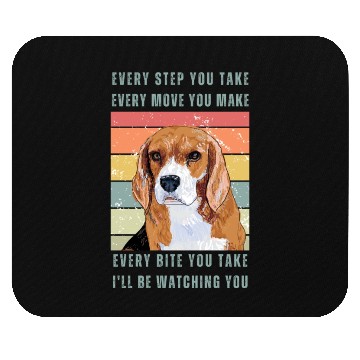 Discover Every Bite You Take - Beagle Mouse Pads