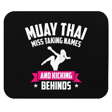 Discover International Women's Day Muay Thai Girl Power Mouse Pads