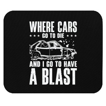Discover Demolition Derby Car Demo Driver Mouse Pads