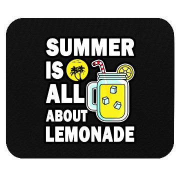 Discover Lemonade Lover Summer Quote Mouse Pads