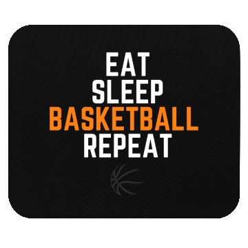 Discover Eat Sleep Basketball Repeat Mouse Pads