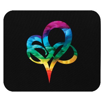 Discover LGBTQ Rainbow Heart Pride Heart Gift LGBTQ+ Mouse Pads