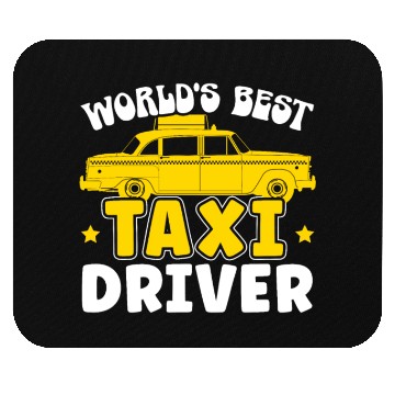 Discover World's Best Taxi Driver Taxicab Cab Driver Cabbie Mouse Pads