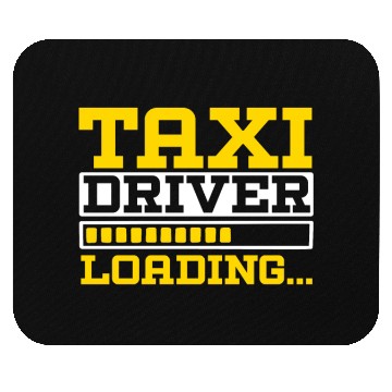 Discover Taxi Driver Loading Taxicab Cab Driver Cabbie Mouse Pads