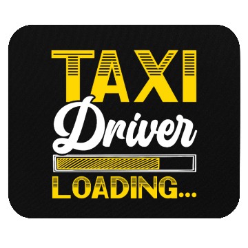 Discover Taxi Driver Loading Taxicab Cab Driver Cabbie Mouse Pads