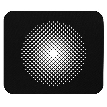 Discover raster circle Mouse Pads