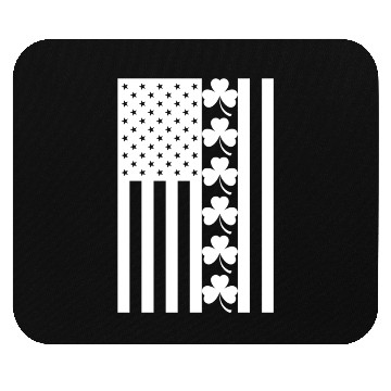 Discover St Patricks Day American Flag Mouse Pads