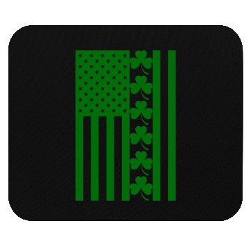 Discover St Patricks Day American Flag Mouse Pads