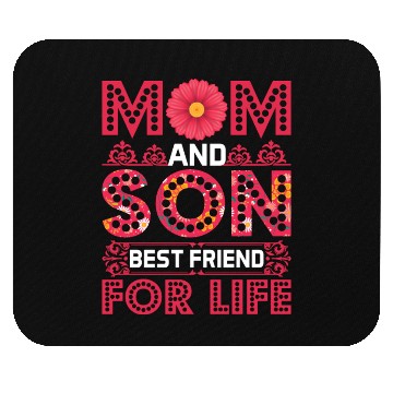 Discover Mom And Son Mouse Pads