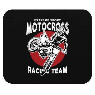 Discover Motocross Racing Team Mouse Pads