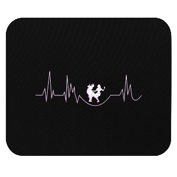 Discover Swing Dancing Heartbeat Swing Dance For Men Mouse Pads