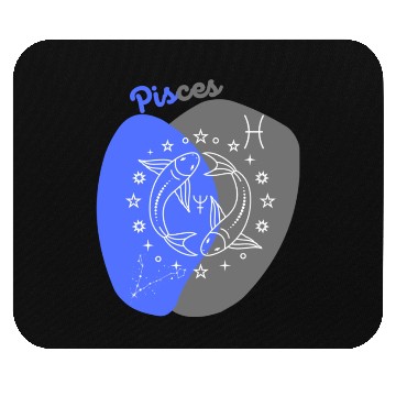 Discover Underwater Dreams: A Minimalist Pisces Design Mouse Pads