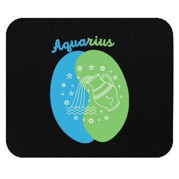 Discover Aquarius: Embrace Your Unique Vision with Minimali Mouse Pads