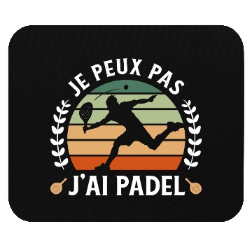 Discover paddle tennis player Mouse Pads