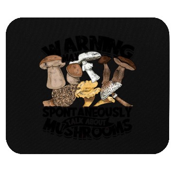 Discover warning may spontaneously talk about mushrooms - Mouse Pads