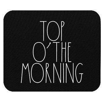Discover Top O' The Morning White Rae Dunn Inspired Decor Mouse Pads