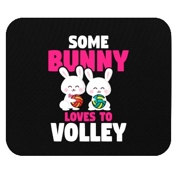 Discover Easter Volleyball Bunny Holiday Rabbit Sport Mouse Pads