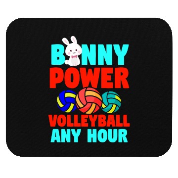 Discover Easter Volleyball Bunny Holiday Rabbit Sport Mouse Pads