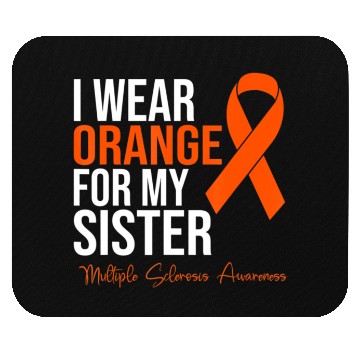 Discover I Wear Orange For My Sister MS Warrior Multiple S Mouse Pads
