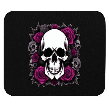 Discover Los Angeles Mexican sugar skull Mouse Pads
