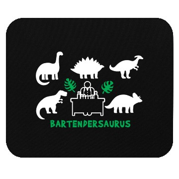 Discover Bartender Saurus Dinosaurs Mouse Pads