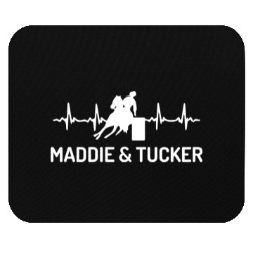 Discover Barrel Racing Maddie And Tucker Mouse Pads