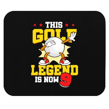 Discover This Golf Legend Is Now 9 Sports Kid 9th Birthday Mouse Pads