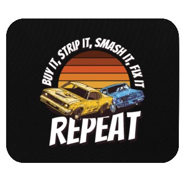 Discover Demo Derby Demolition Derby Demolition Derby Lover Mouse Pads