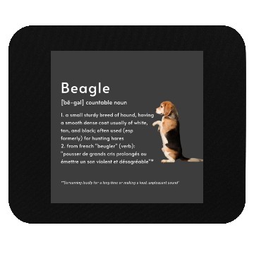 Discover Beagle Definition PWBBP Mouse Pads