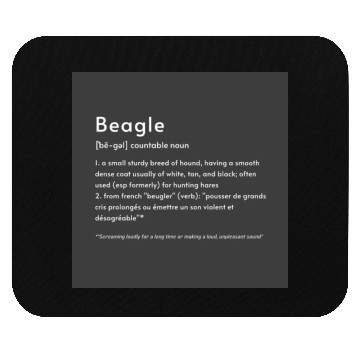 Discover Beagle Definition PWBB Mouse Pads
