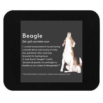 Discover Beagle Definition PWBBS Mouse Pads