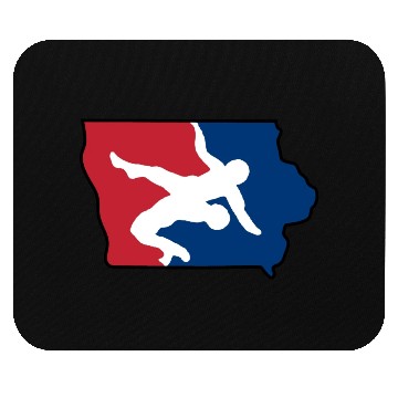 Discover Iowa Wrestling Mouse Pads