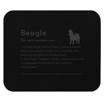 Discover Beagle Definition PBBTSH Mouse Pads