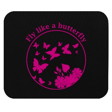 Discover fly like a butterfly Mouse Pads