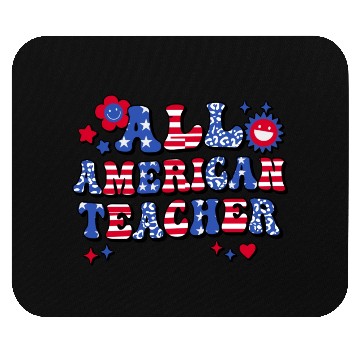 Discover Groovy All American Teacher Mouse Pads