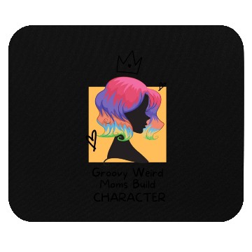 Discover Groovy Weird Moms Build Character Mouse Pads