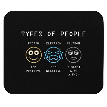 Discover Electron Neutron Physicist Physics Lover Science Mouse Pads
