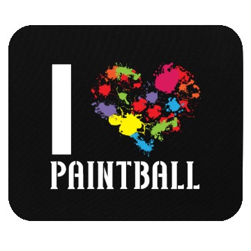 Discover Paintball Paint Gun Paintball Player Paintballer Mouse Pads