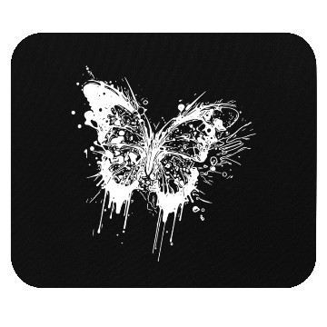 Discover Tattoo Ink Splash Butterfly Mouse Pads
