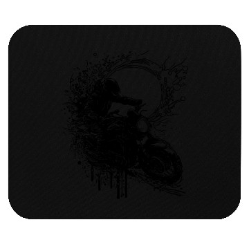 Discover Motorcycle Racing Splash Jump Style Mouse Pads