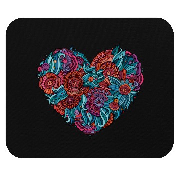 Discover Colorful Sindhi Heart Mouse Pads Design
