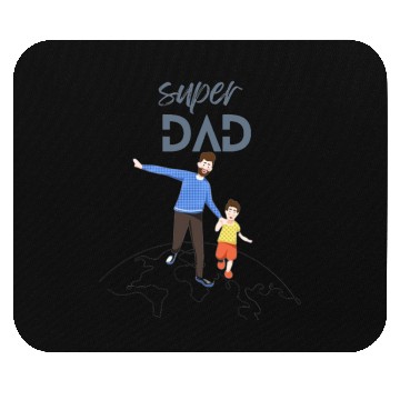 Discover Super Dad Mouse Pads
