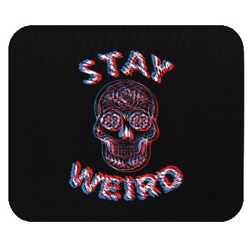 Discover Stay Weird Mouse Pads