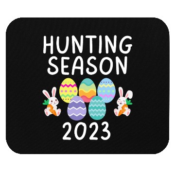 Discover Hunting Season Egg Hunt Eggs Funny Easter Day 2023 Mouse Pads