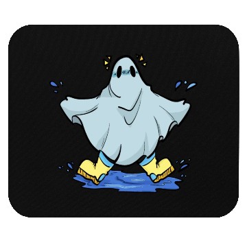 Discover Puddle Jumping Ghost Mouse Pads