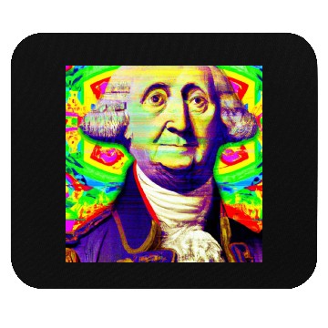 Discover Trippy George Washington Mouse Pads