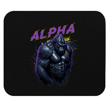 Discover Alpha male Gorilla Mouse Pads